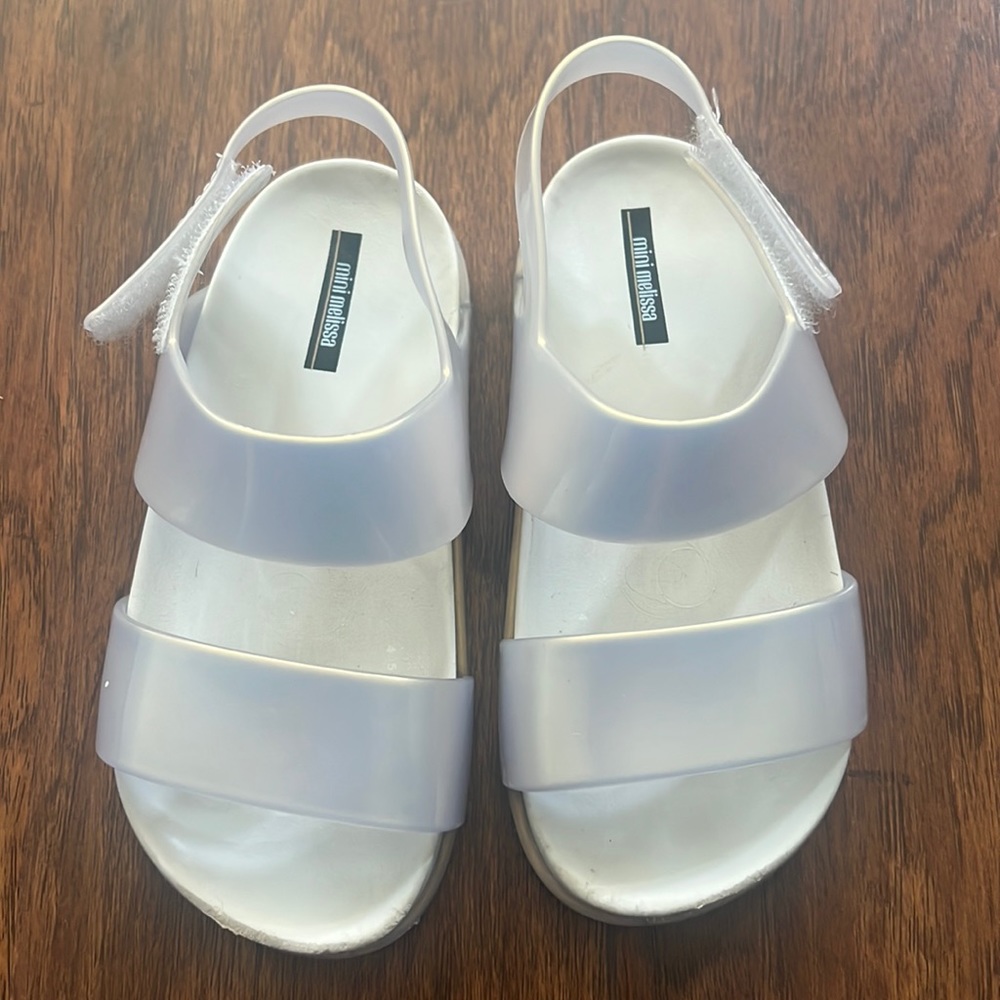 Toddler girl mini Melissa sandals size 10
